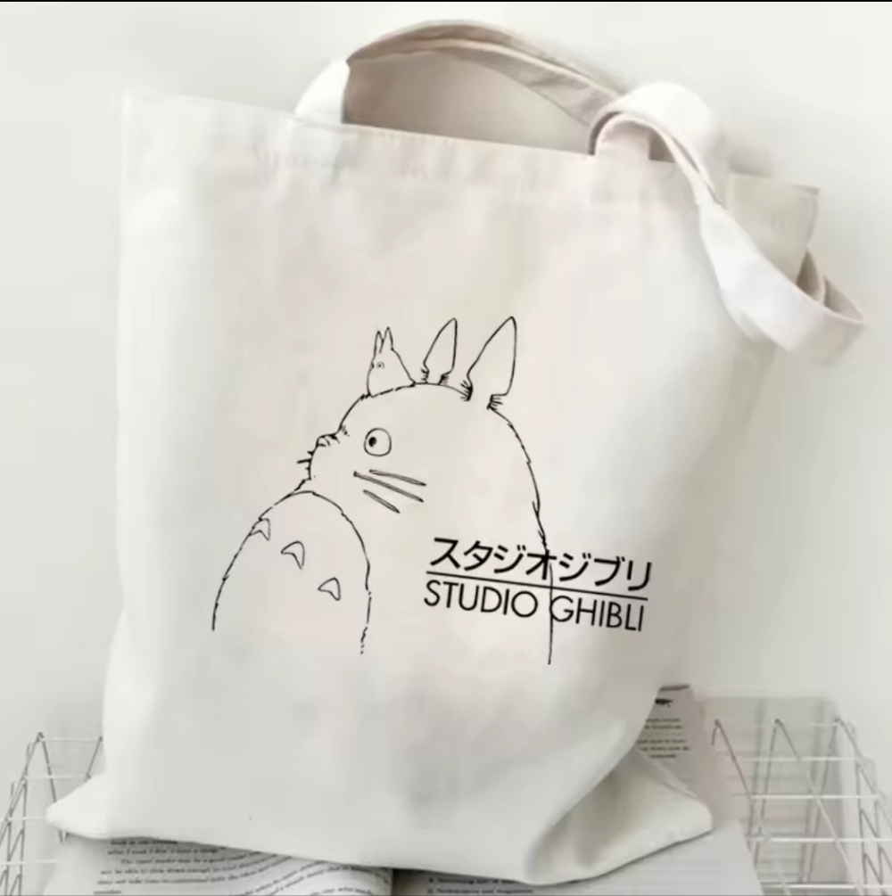 Totoro Canvas Tote